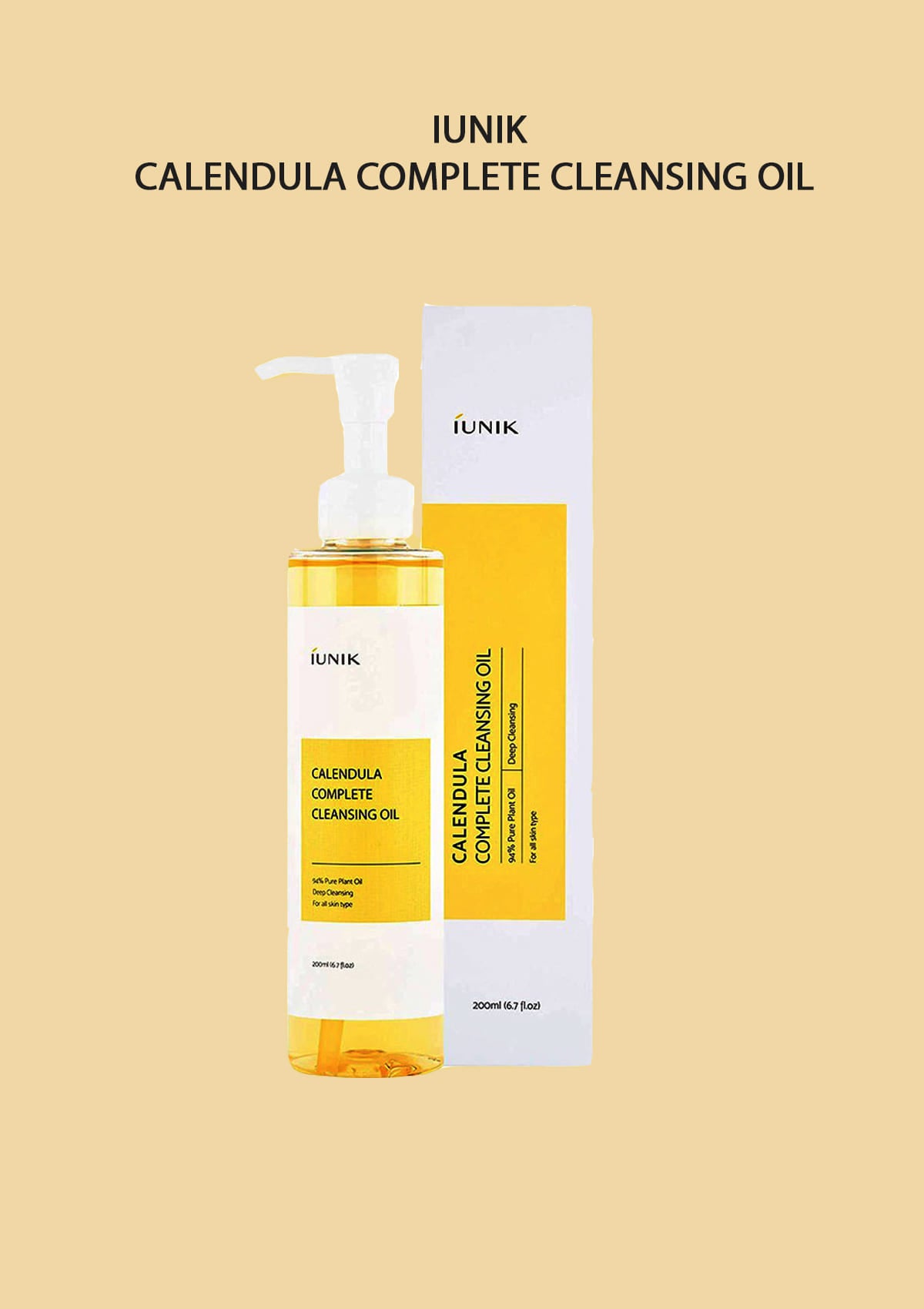 Iunik calendula online cleansing oil