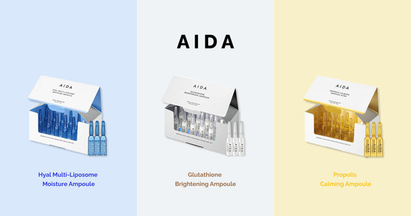 Aida Ampoule Trio — Moisture, Brightening & Calming!