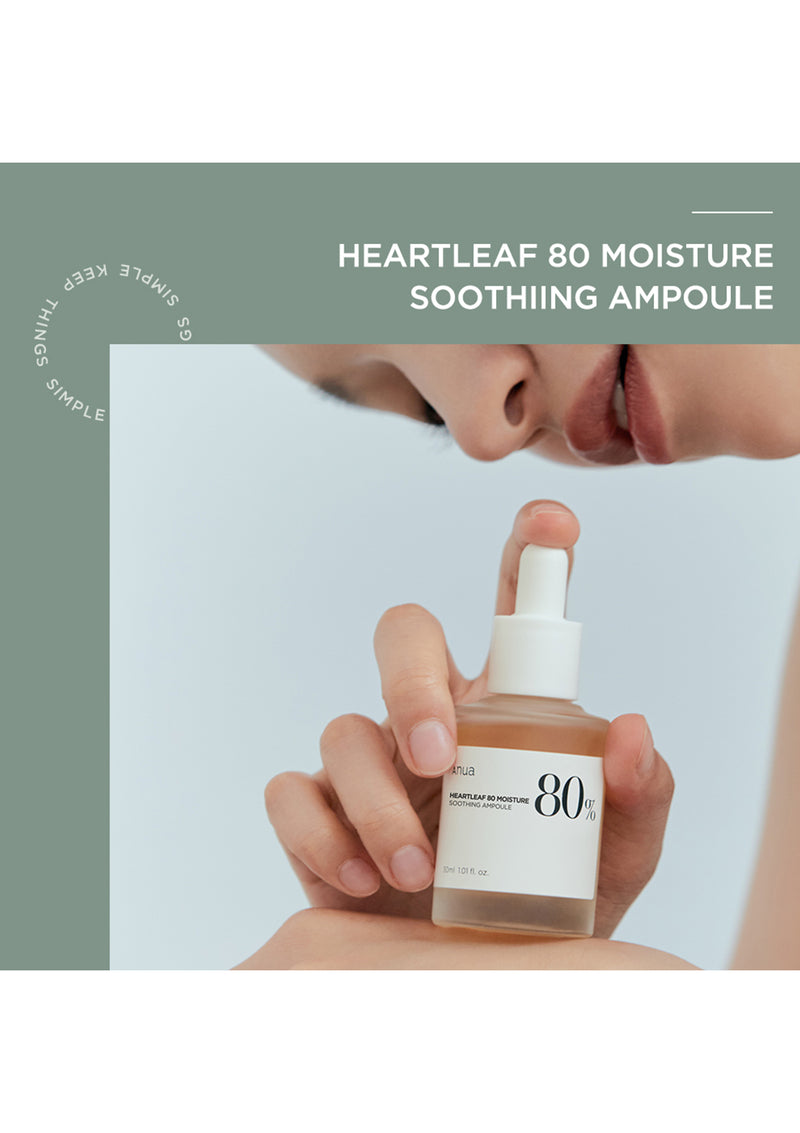 [ANUA] Heartleaf 80% Moisture Soothing Ampoule 30ml