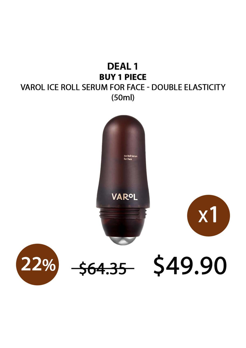 [VAROL] Ice Roll Serum for Face - Double Elasticity 50ml