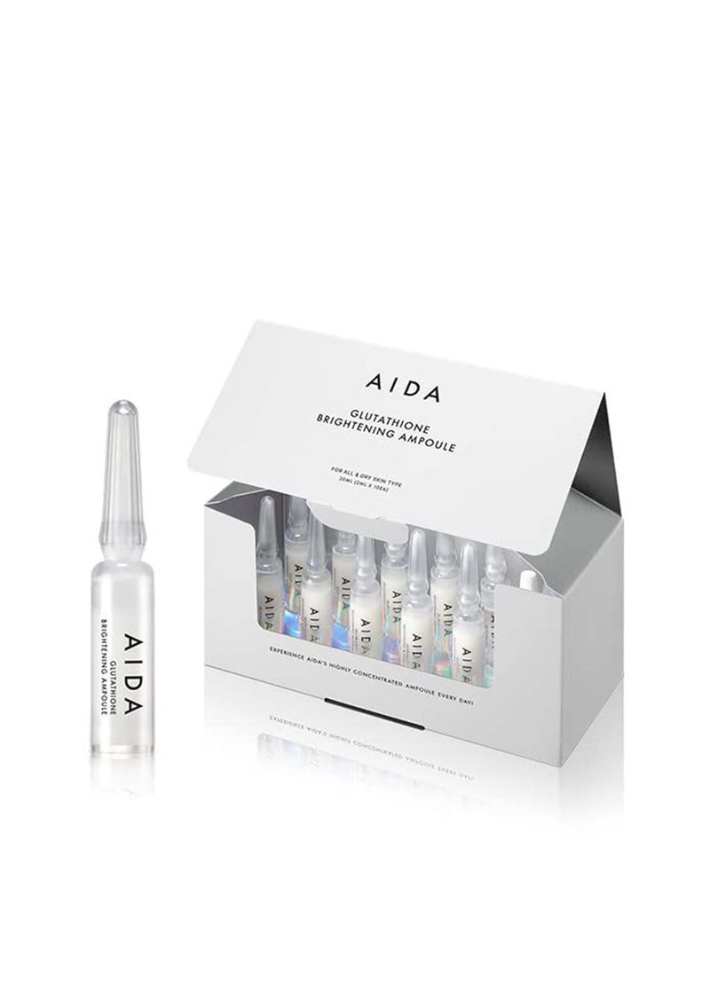 [AIDA] Glutathione Brightening Ampoule (1 Box = 2ml x 10 Ampoules)