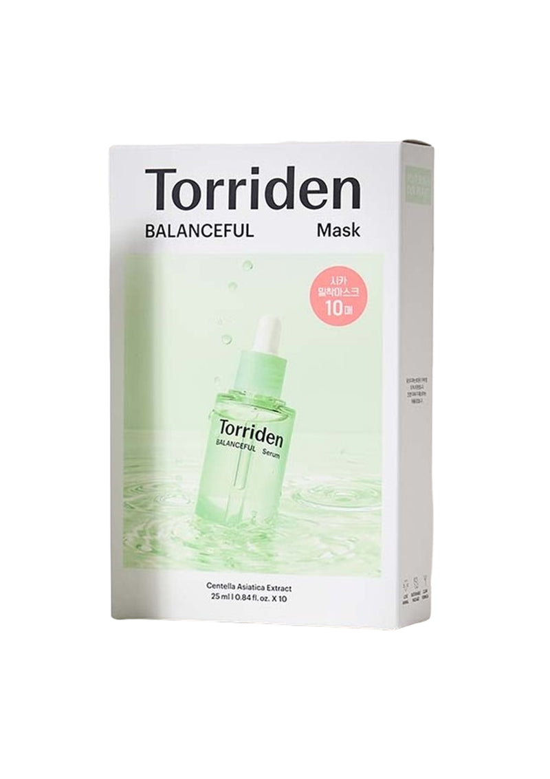 [TORRIDEN] Balanceful Cica Mask (1 Box = 25ml x 10 Sheets)