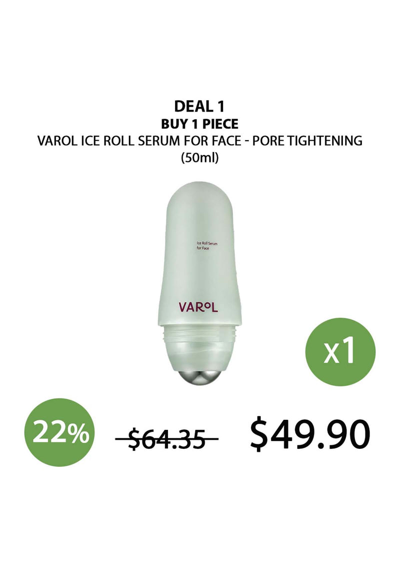 [VAROL] Ice Roll Serum for Face - Pore Tightening 50ml