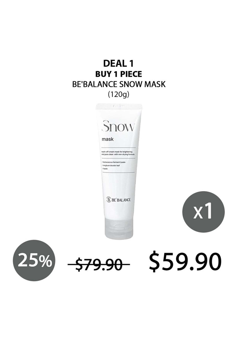 [BE'BALANCE] Snow Mask 120g