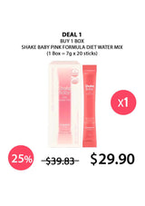 [SHAKE BABY] Pink Formula Diet Water Mix (1 Box = 7g x 20 Sticks)