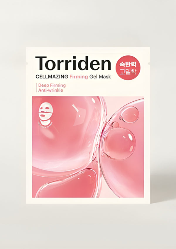 [TORRIDEN] Cellmazing Low Molecular Collagen Firming Gel Mask (1 Box = 45g x 4 Sheets)