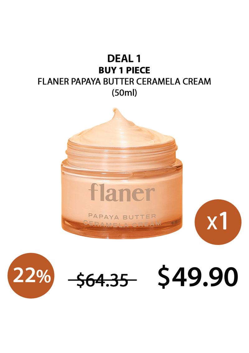 [FLANER] Papaya Butter Ceramela Cream 50ml