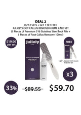 [JULIOLY] Foot Callus Remover Home Care Set