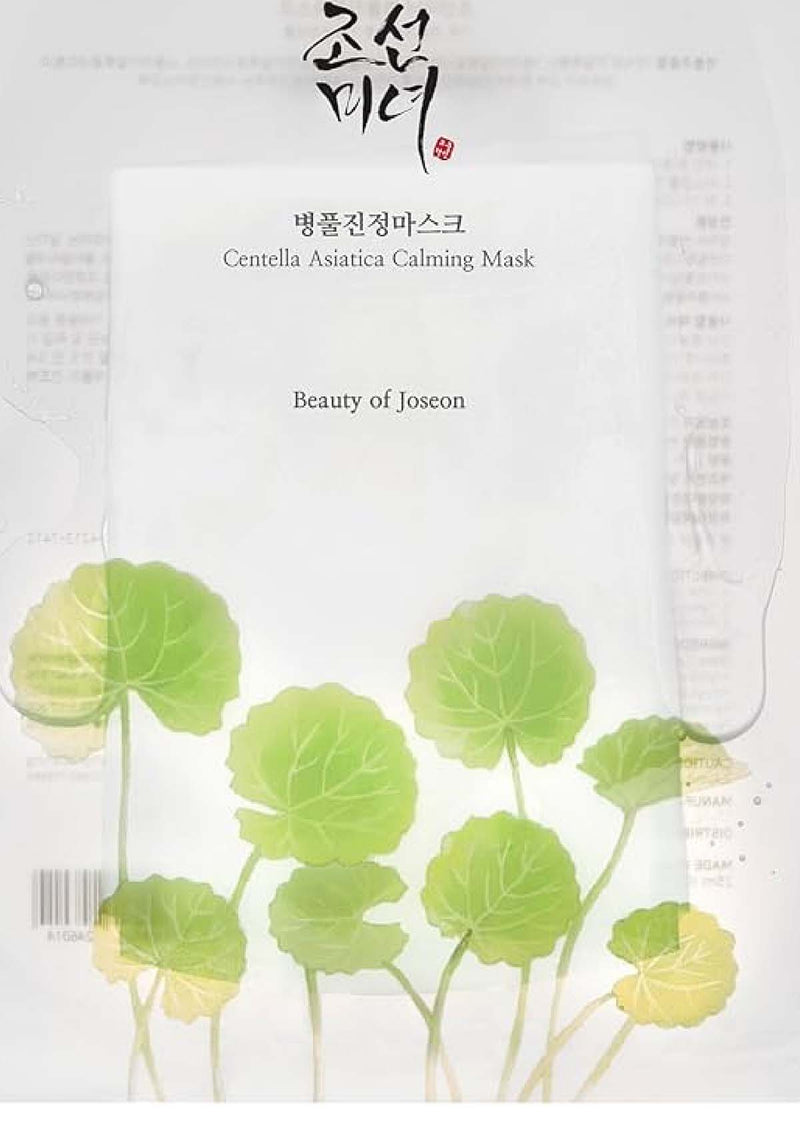 [BEAUTY OF JOSEON] Centella Asiatica Calming Mask (1 Box = 10 Sheets x 25ml)