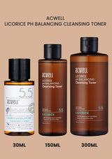 [ACWELL] Licorice PH Balancing Cleansing Toner 30ml/150ml/300ml