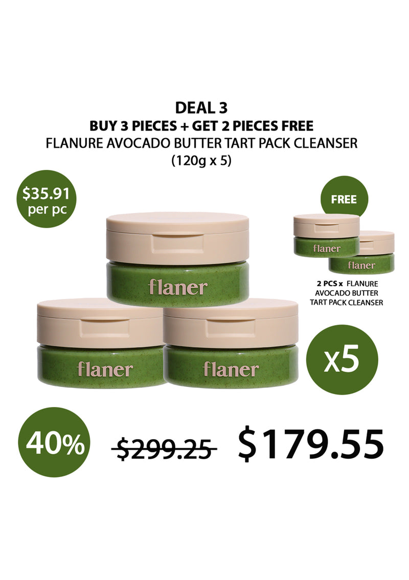 [FLANURE] Avocado Butter Tart Pack Cleanser 120g