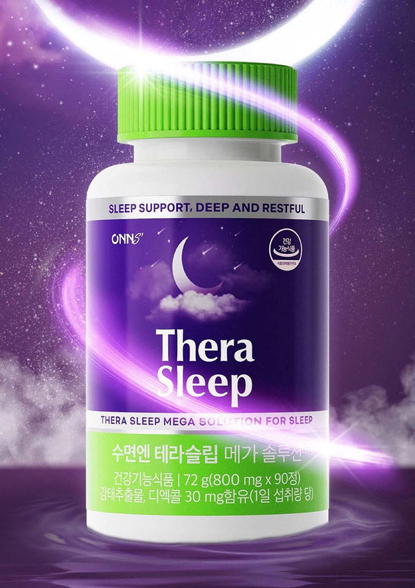 [ONNURI] Thera Sleep Mega Solution (1 Box = 800mg × 90 Tablets)