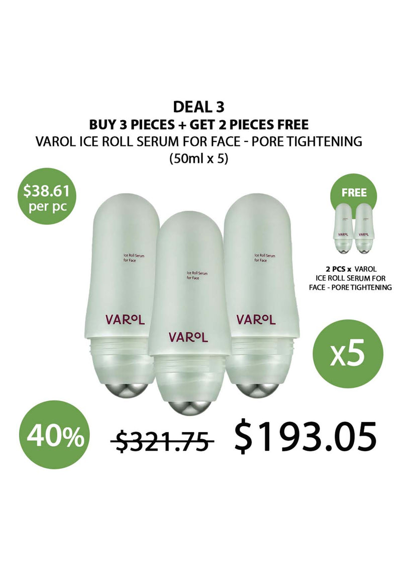 [VAROL] Ice Roll Serum for Face - Pore Tightening 50ml