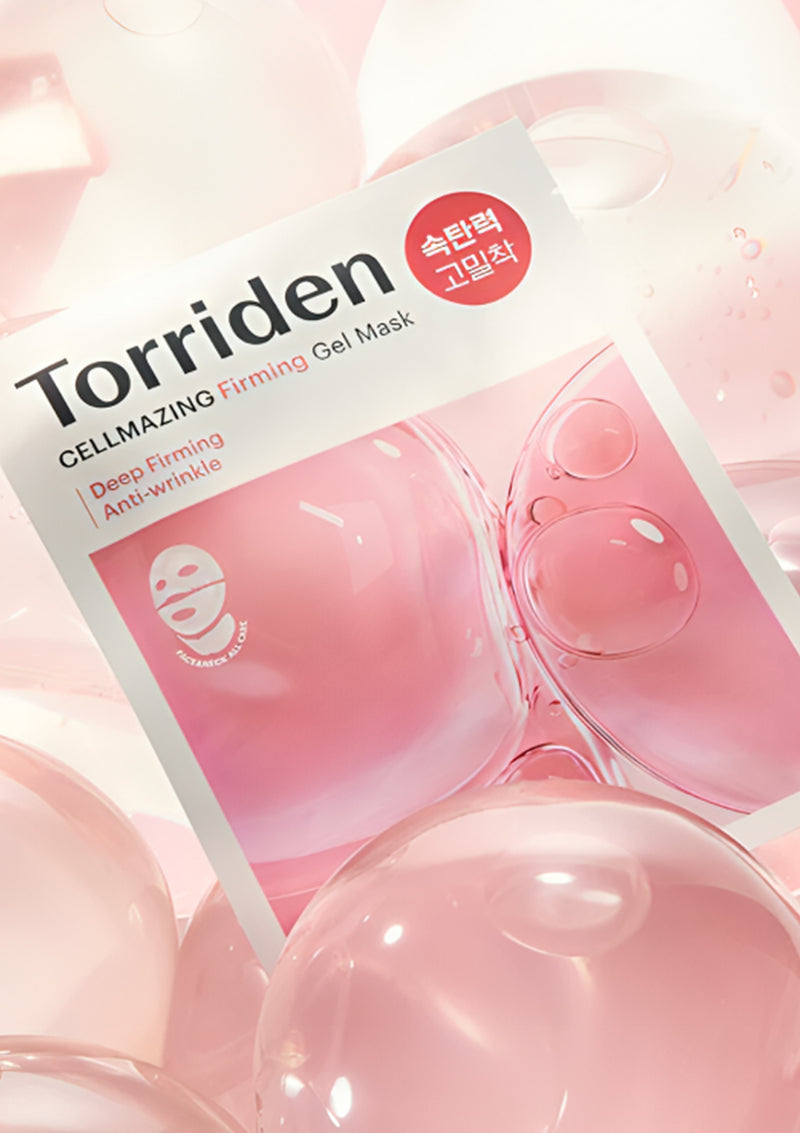 [TORRIDEN] Cellmazing Low Molecular Collagen Firming Gel Mask (1 Box = 45g x 4 Sheets)