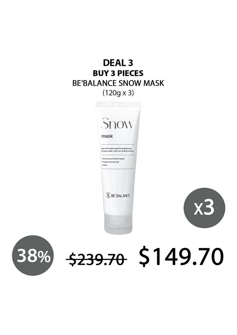 [BE'BALANCE] Snow Mask 120g