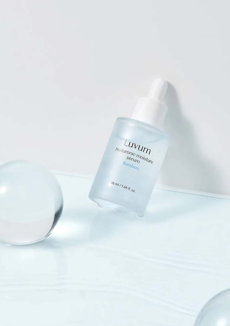 [LUVUM] Bamboo Hyaluronic Gel Cleanser | Witch Hazel Toner Pad | Serum