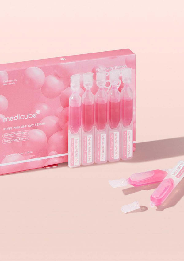 [MEDICUBE] PDRN Pink One Day Serum (1 Box = 1.5ml x 10 Piece)