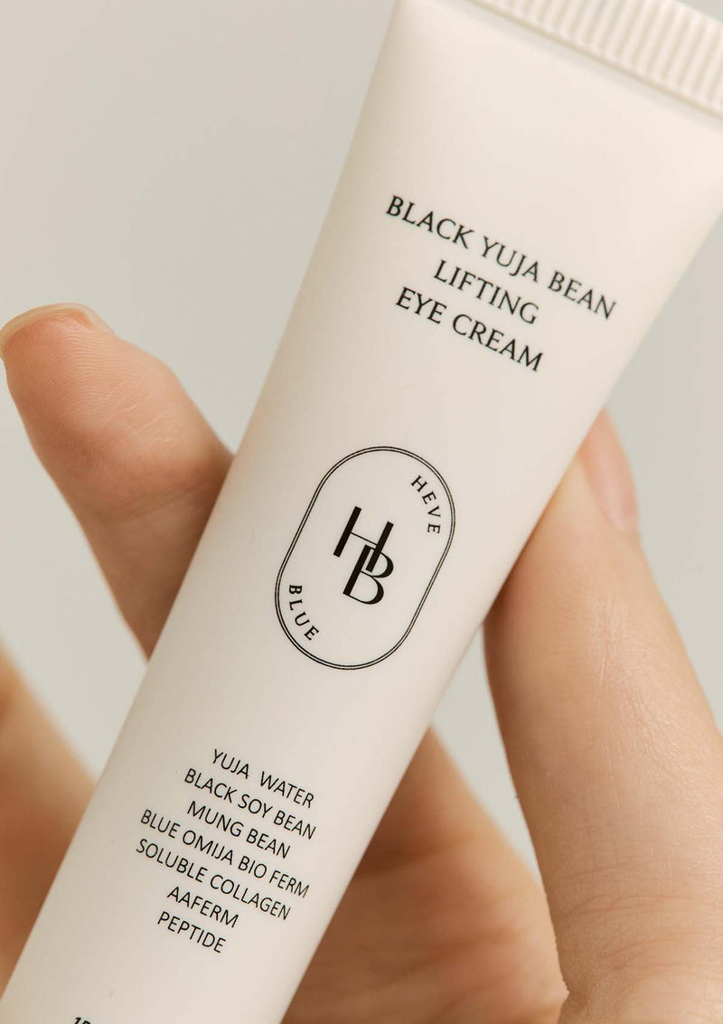 [HEVEBLUE] Black Yuja Bean Lifting Auto Eye Cream 15ml