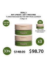 [FLANER] Avocado Butter Tart Pack Cleanser 120g