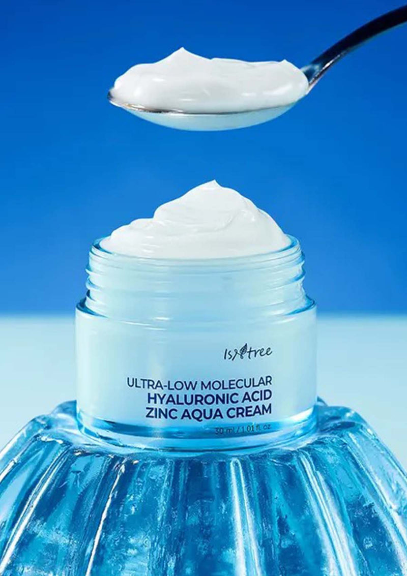 [ISNTREE] Ultra-Low Molecular Hyaluronic Acid Zinc Aqua Cream 80ml