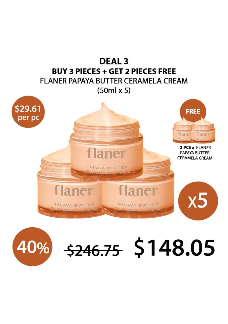 [FLANER] Papaya Butter Ceramela Cream 50ml