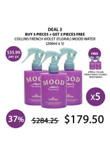 [COLLINS] All Purpose Fragrance French Violet Mood Water - Floral Scent 60ml | 200ml