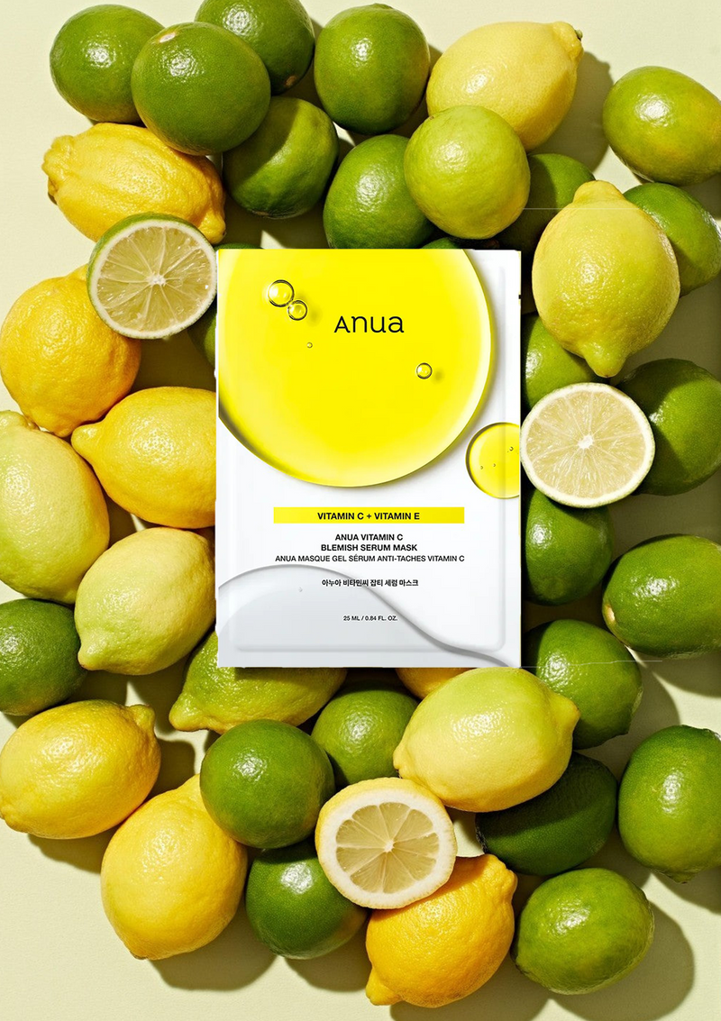 [ANUA] Vitamin C Blemish Serum Mask (1 Box = 25ml x 10 Sheets)