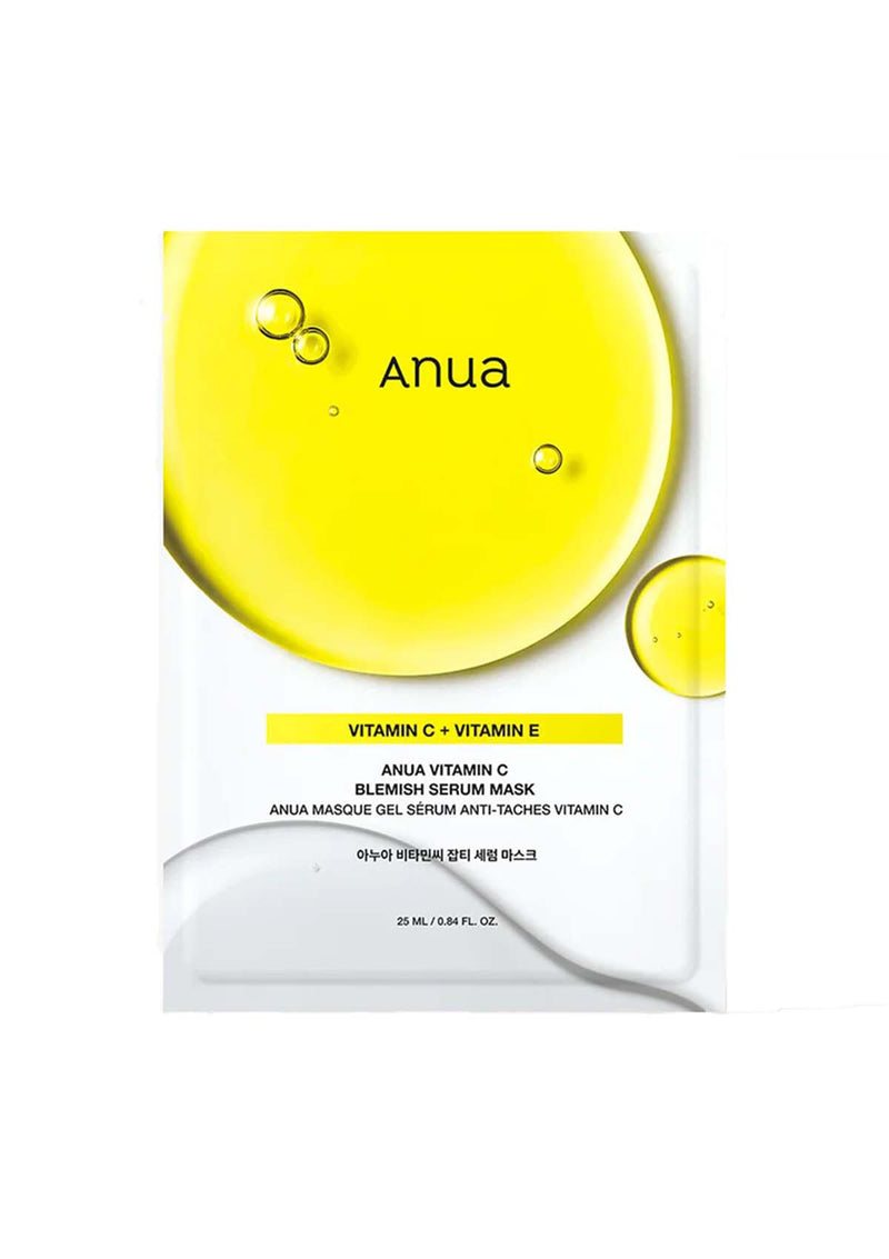 [ANUA] Vitamin C Blemish Serum Mask (1 Box = 25ml x 10 Sheets)