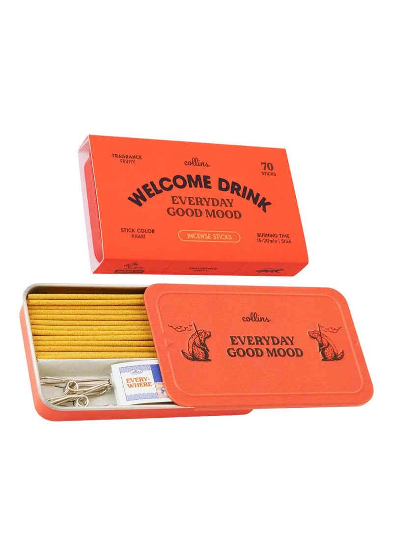 [COLLINS] Welcome Drink Incense - Fruit Scent (1 Box = 70 Sticks)