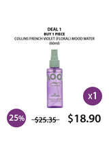 [COLLINS] All Purpose Fragrance French Violet Mood Water - Floral Scent 60ml | 200ml