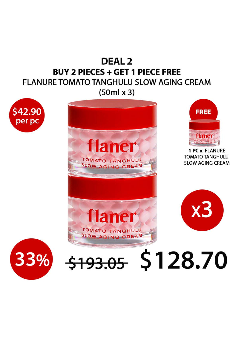 [FLANER] Tomato Tanghulu Slow Aging Cream 50ml