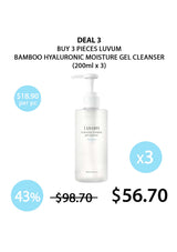 [LUVUM] Bamboo Hyaluronic Moisture Gel Cleanser 200ml