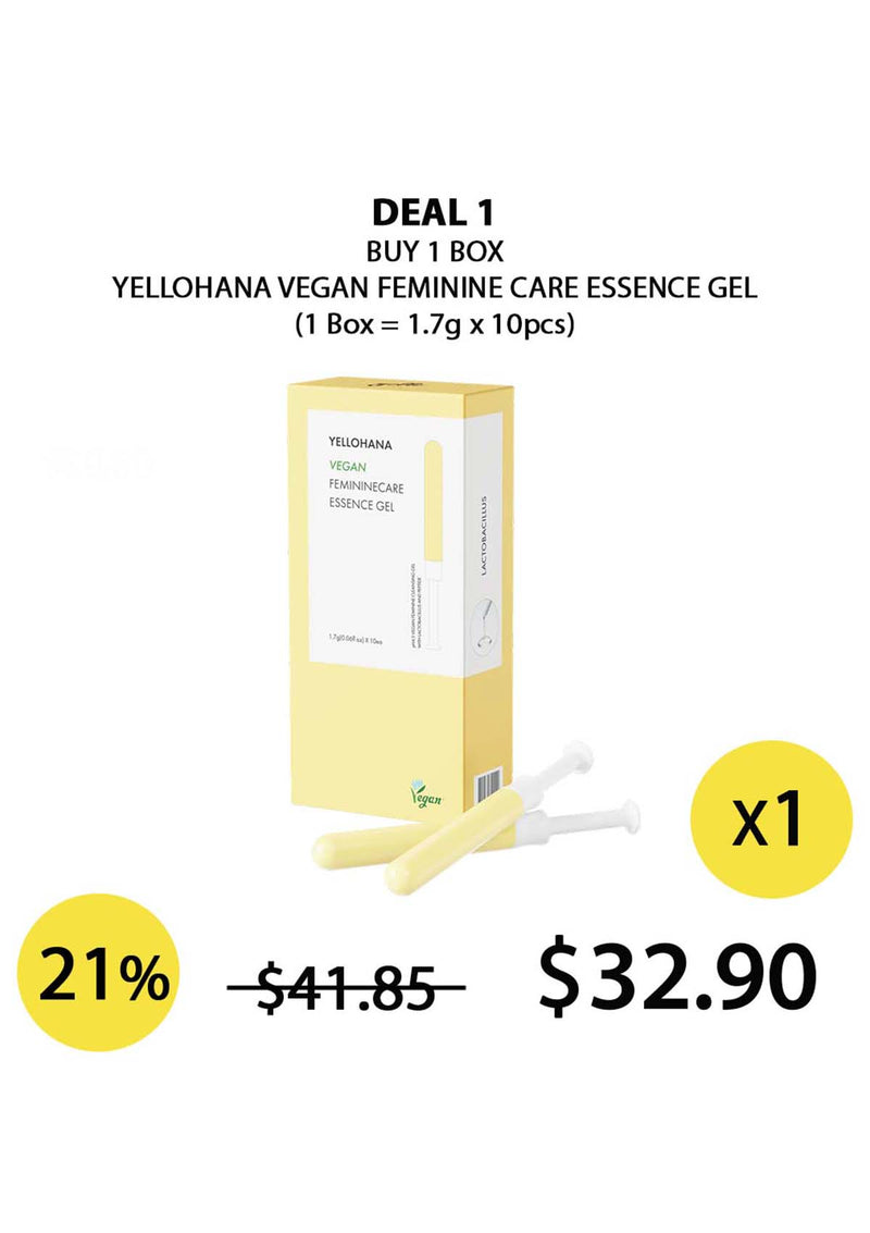 [YELLOHANA] Vegan Feminine Care Essence Gel