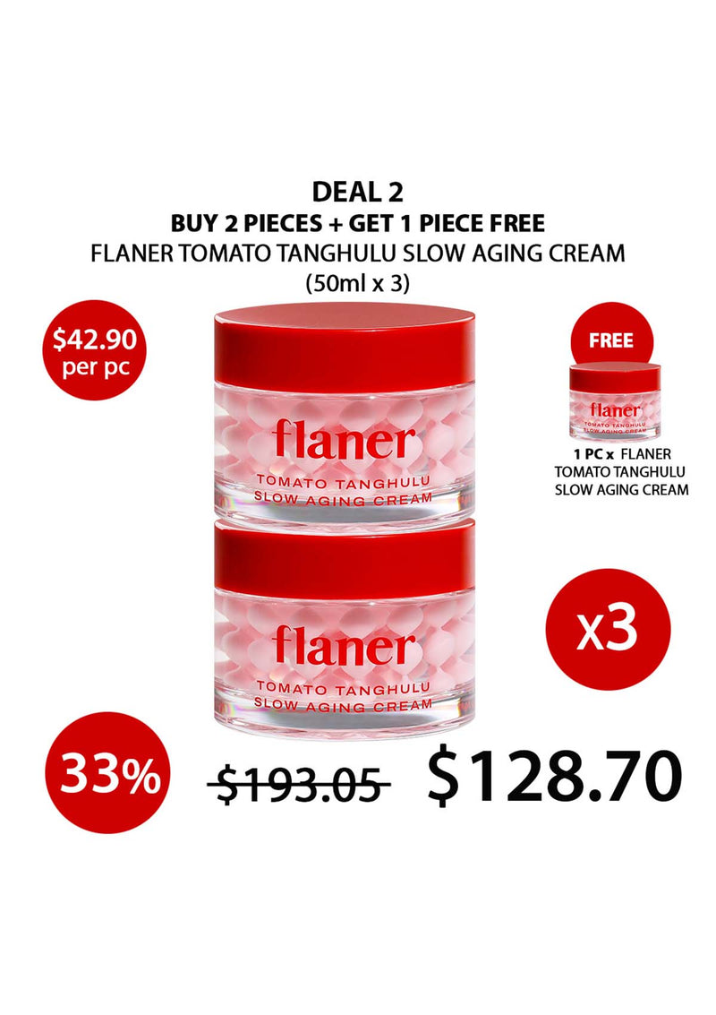 [FLANER] Tomato Tanghulu Slow Aging Cream 50ml