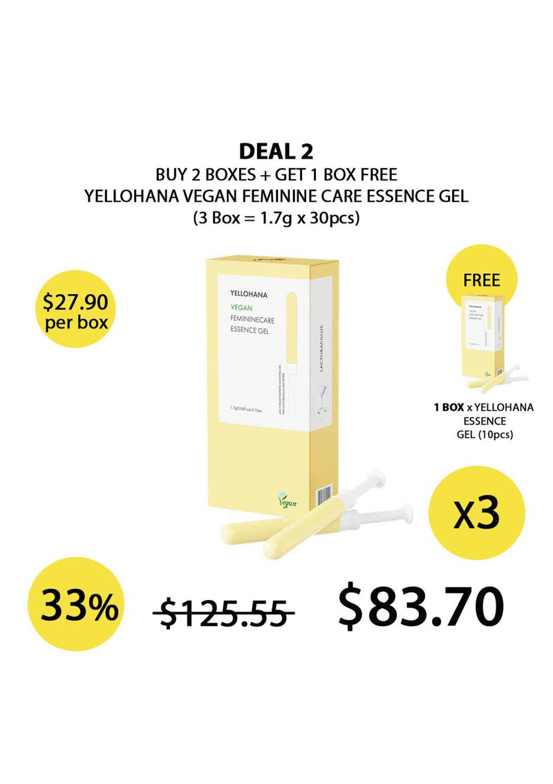 [YELLOHANA] Vegan Feminine Care Essence Gel