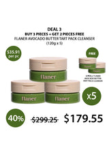 [FLANER] Avocado Butter Tart Pack Cleanser 120g