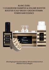 [BLANC DUBU] 112526 Groom Shampoo & Volume Booster I Booster Scalp Brush I Groom Vitamin Power Hair Essence