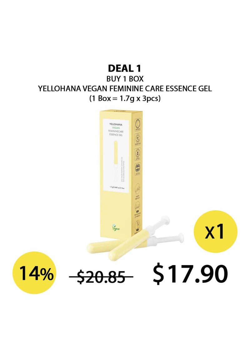 [YELLOHANA] Vegan Feminine Care Essence Gel