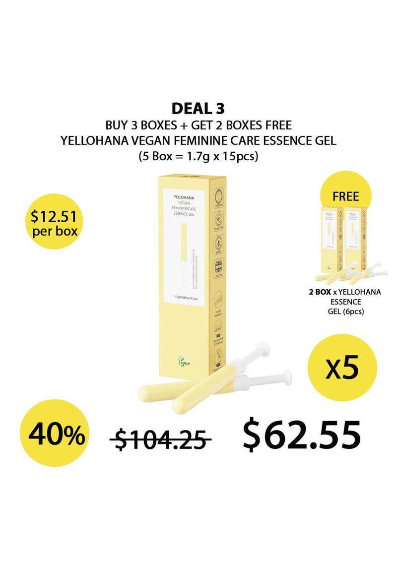 [YELLOHANA] Vegan Feminine Care Essence Gel