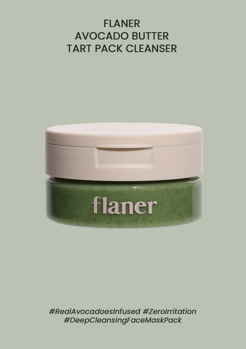 [FLANER] Avocado Butter Tart Pack Cleanser 120g