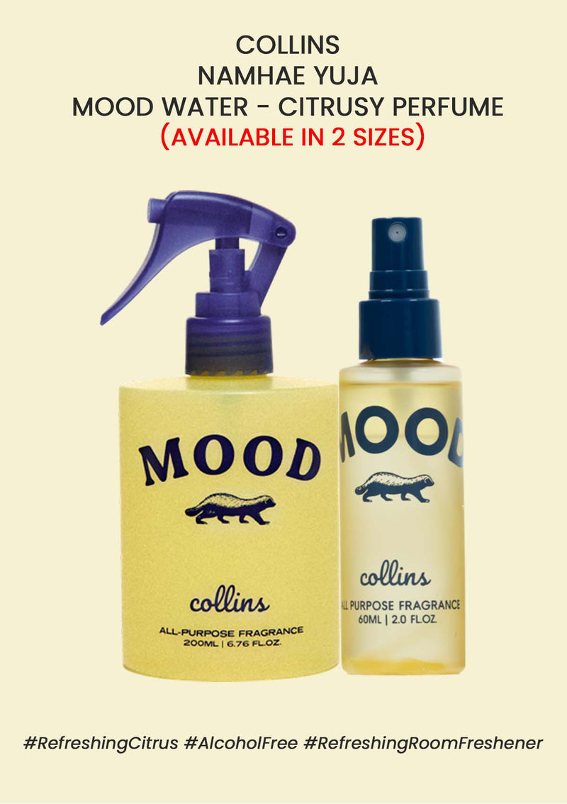 [COLLINS] All Purpose Fragrance Namhae Yuja Mood Water - Citrusy Scent 60ml | 200ml