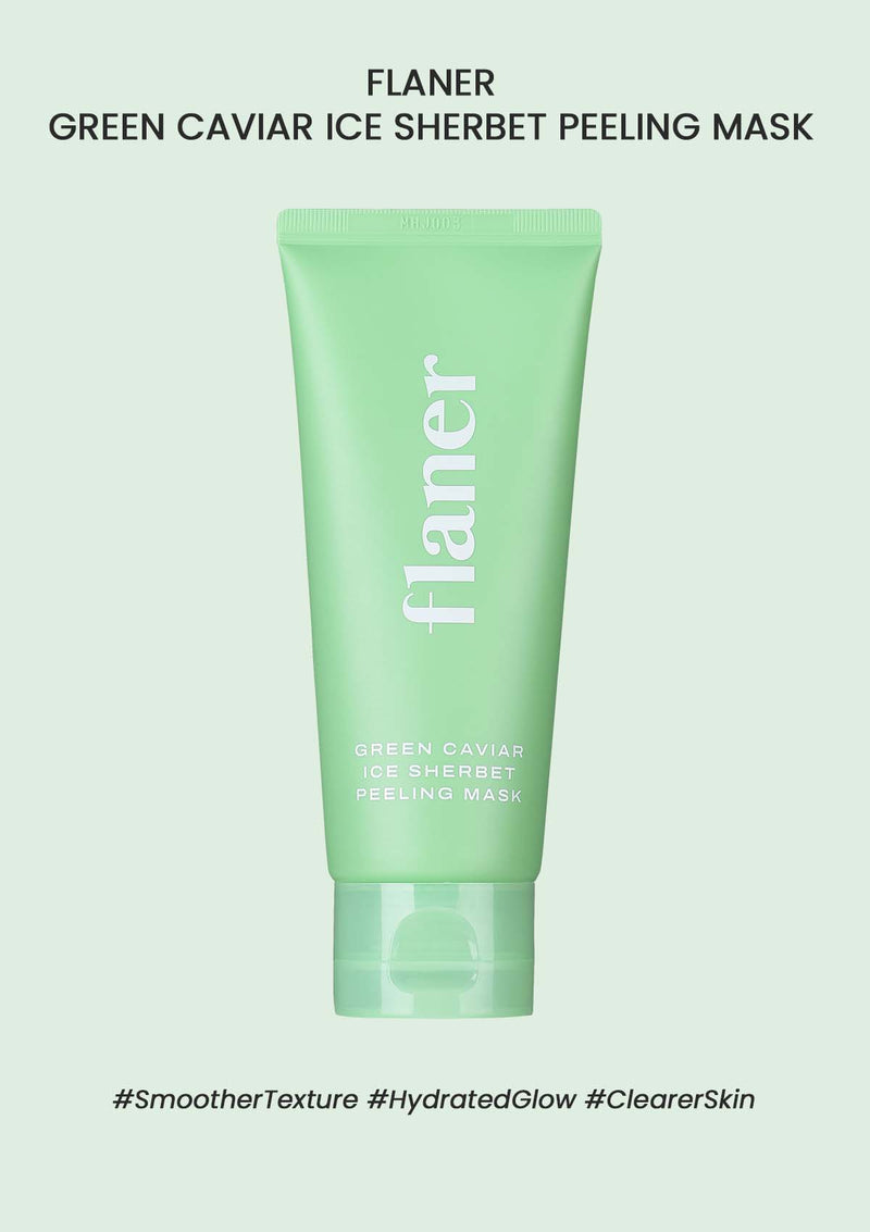 [FLANER] Green Caviar Ice Sherbet Peeling Mask 100g