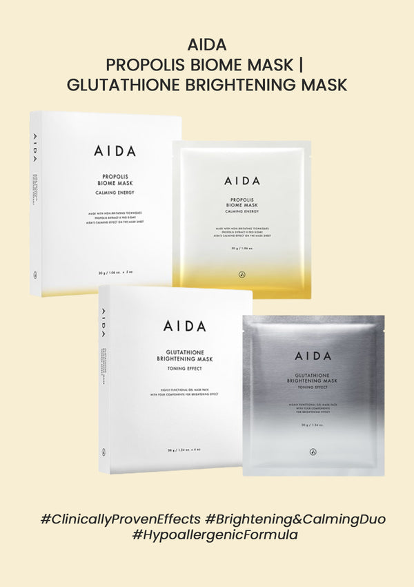[AIDA] Propolis Biome Mask | Glutathione Brightening Mask