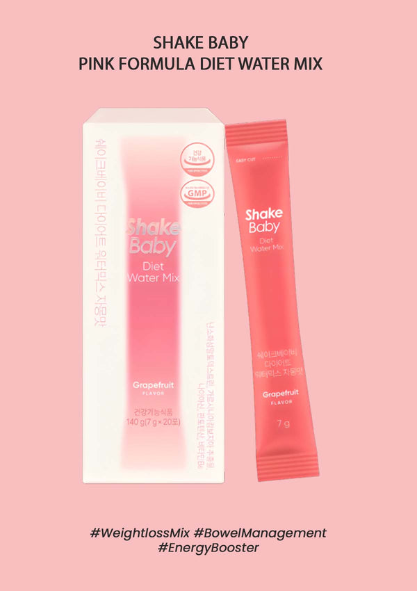 [SHAKE BABY] Pink Formula Diet Water Mix (1 Box = 7g x 20 Sticks)