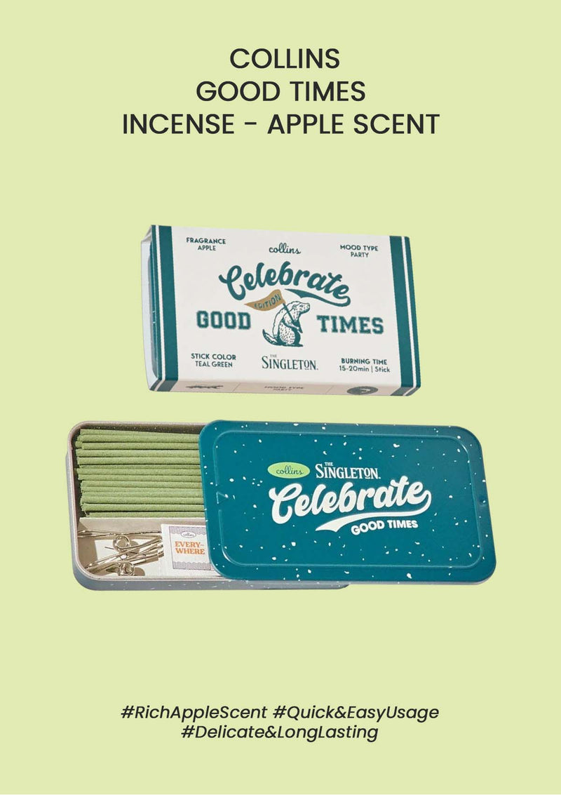 [COLLINS] Limited Good Times Edition Incense - Apple Scent (1 Box = 70 Sticks)