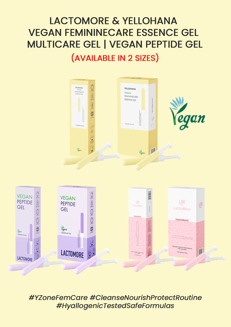 [LACTOMORE&YELLOHANA] Vegan Feminine Care Essence Gel l Multicare Gel l Vegan Peptide Gel