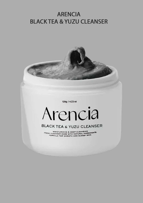 [ARENCIA] Black Tea & Yuzu Cleanser 120g