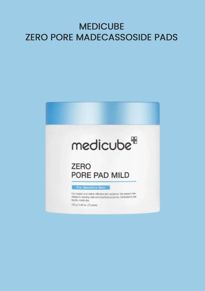 [MEDICUBE] Zero Pore Madecassoside Pad Mild (1 Box = 70 Pads)