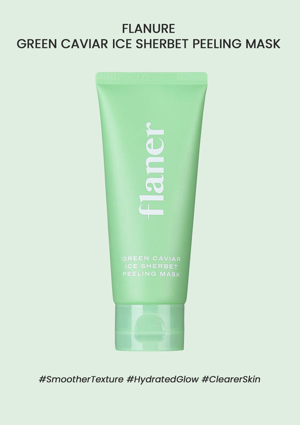 [FLANURE] Green Caviar Ice Sherbet Peeling Mask 100g