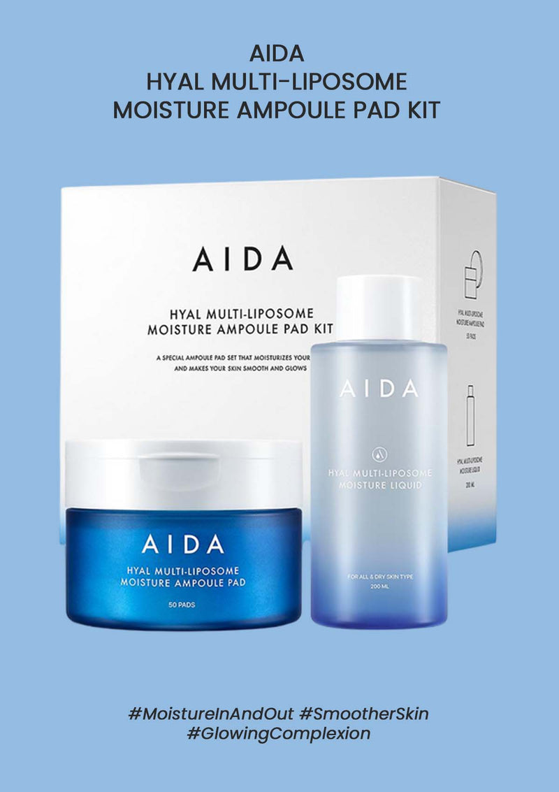 [AIDA] Hyal Multi-Liposome Moisture Ampoule Pad Kit